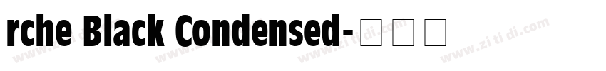 rche Black Condensed字体转换